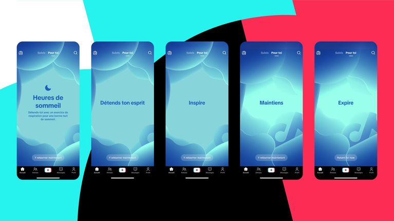 TikTok lance un mode méditation pour contrer le scroll nocturne