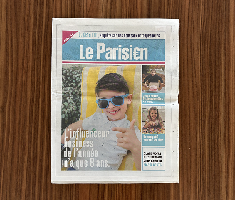 OUIGO frappe fort : un mini-influenceur qui ridiculise les gourous du business